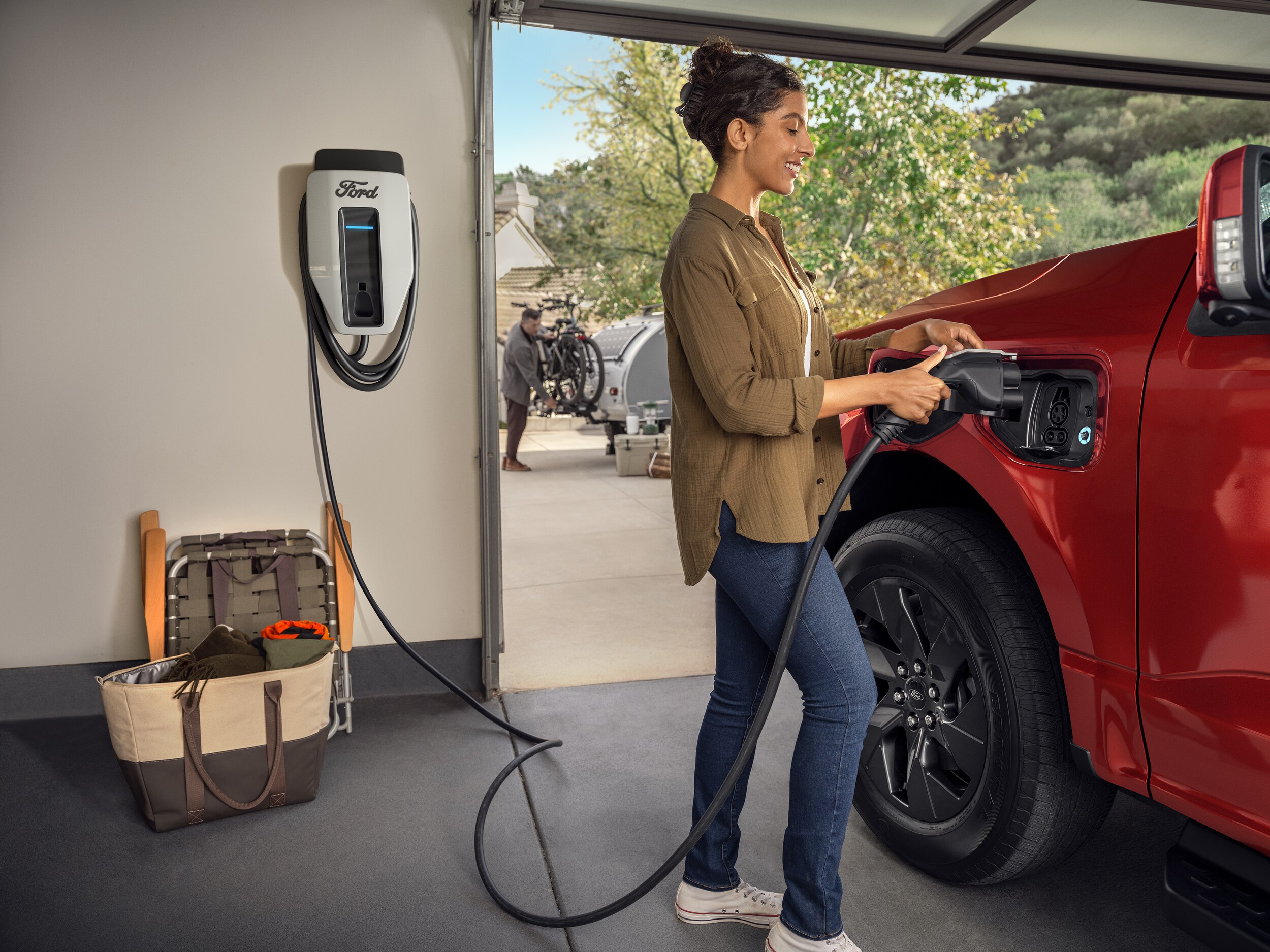 Charging Ford EV