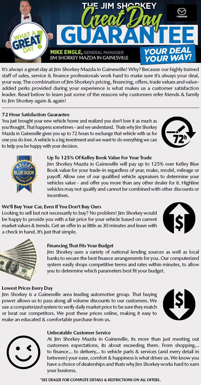 04-24-23 Shorkey Mazda Gainesville - Great Day Guarantee Page 640x.png