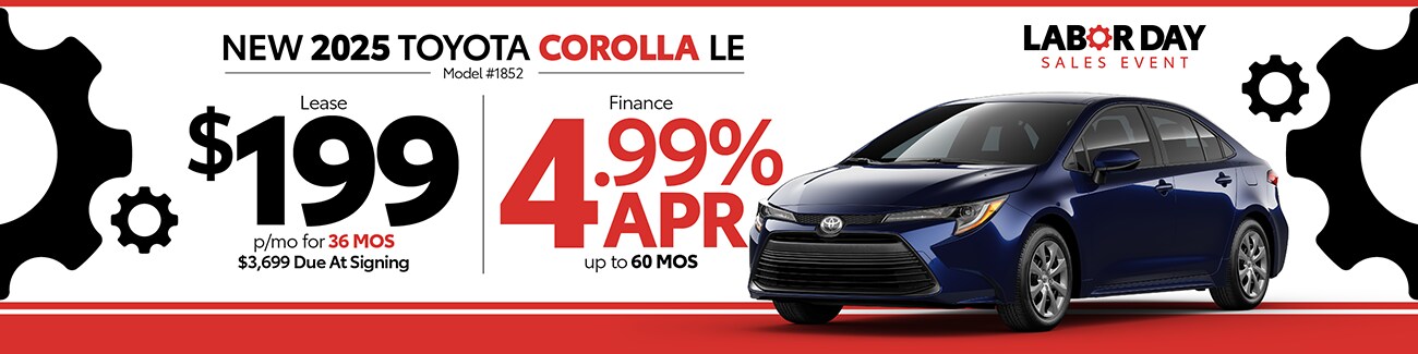TOYOTA COROLLA SPECIAL FROM JIM WHITE TOYOTA