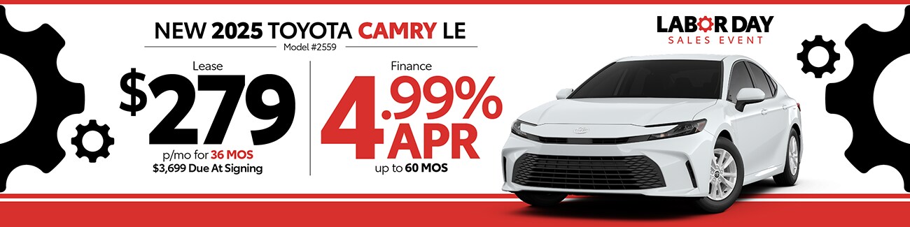 TOYOTA CAMRY SPECIAL FROM JIM WHITE TOYOTA