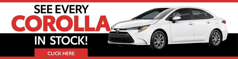 SEE EVERY COROLLA IN STOCK