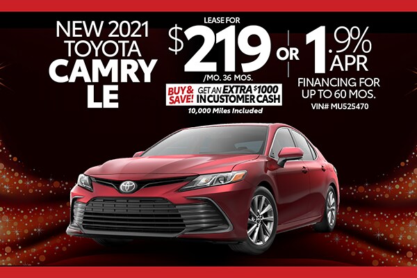 Camry Special Offer Toyota Dealer Toledo OH