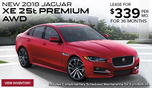 Lease a New 2018 Jaguar XE 25t Premium AWD for $339 per month!