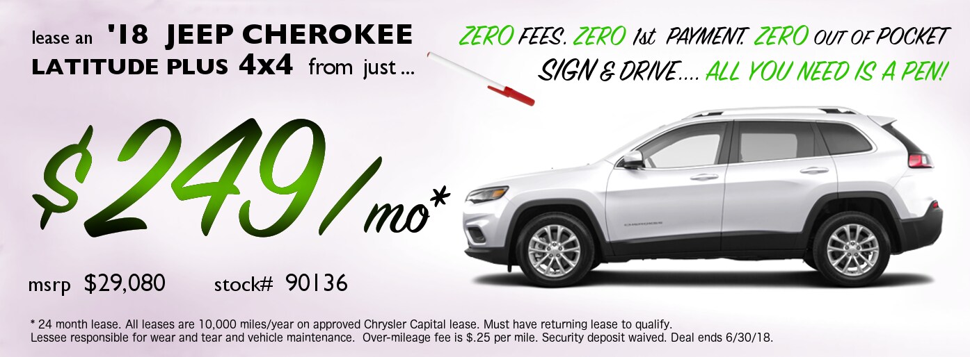 Jeep Cherokee Latitude Plus deals Buffalo - June 2018.png