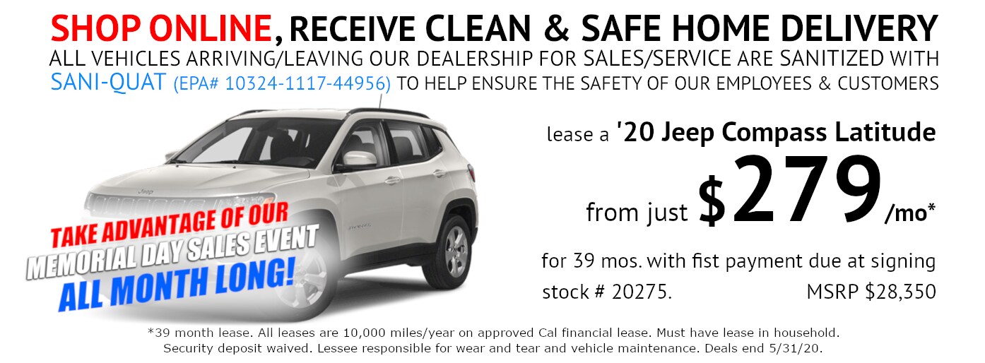 Memorial Day Car Sale Bufalo - Jeep Compass lease deals.png