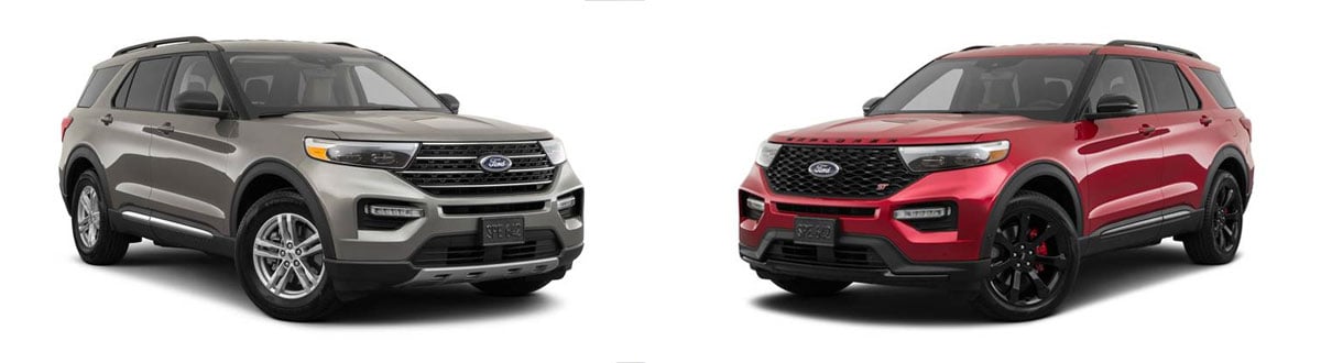 2020 Ford Explorer XLT vs 2020 Ford Explorer ST