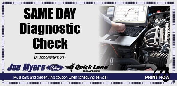 Diagnostic Check coupon