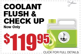 Coolant Flush Specials