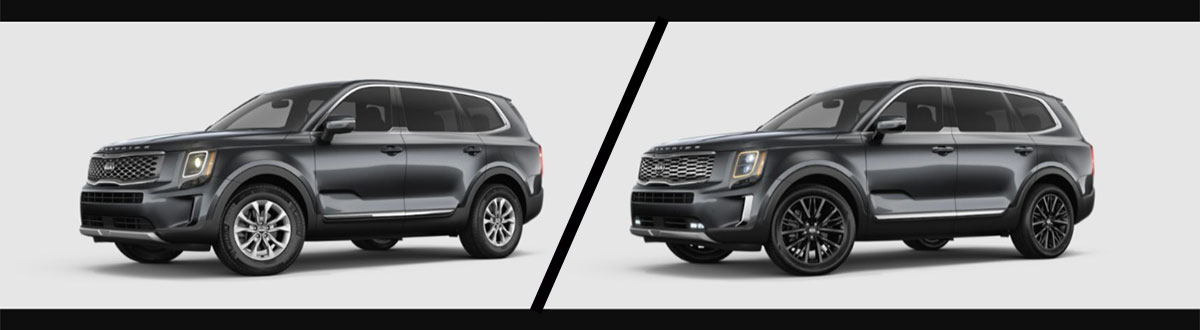 2021 Kia Telluride LX vs 2021 Kia Telluride SX