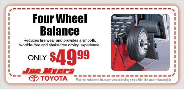 Wheel/Tire Maintenance Service Coupon, Houston Wheel/Tire Maintenance Service Coupon, Houston
