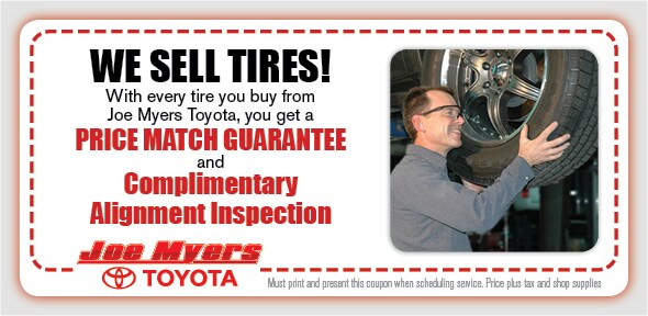 Tire price Match Guarantee & Complimentary Alignment Inspection