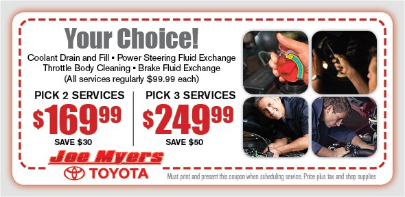 Your Choice! Save on Any 2 of these Services
