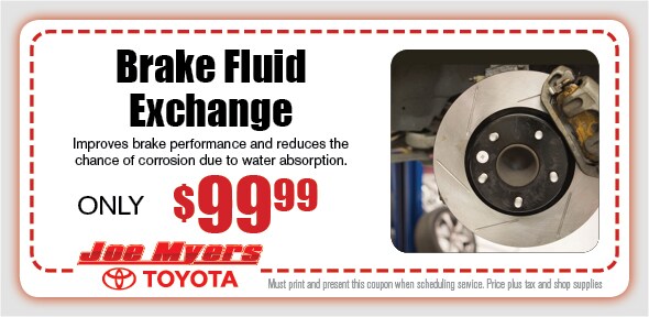 Brake Fluid Exchange Service Coupon, Houston, TX Brake Fluid Exchange Service Coupon, Houston, TX