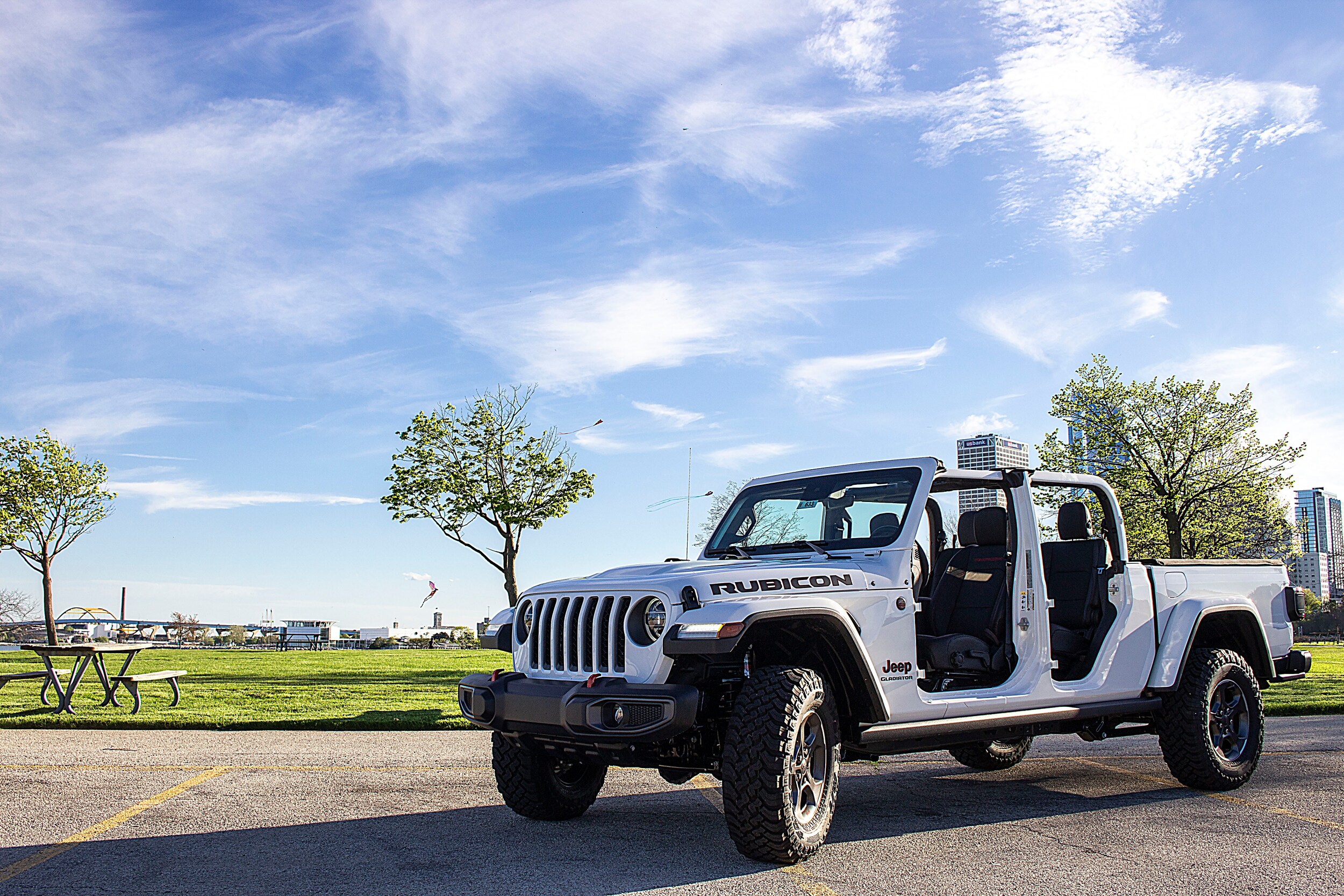 2020 Jeep Gladiator white Rubicon lake front.jpg