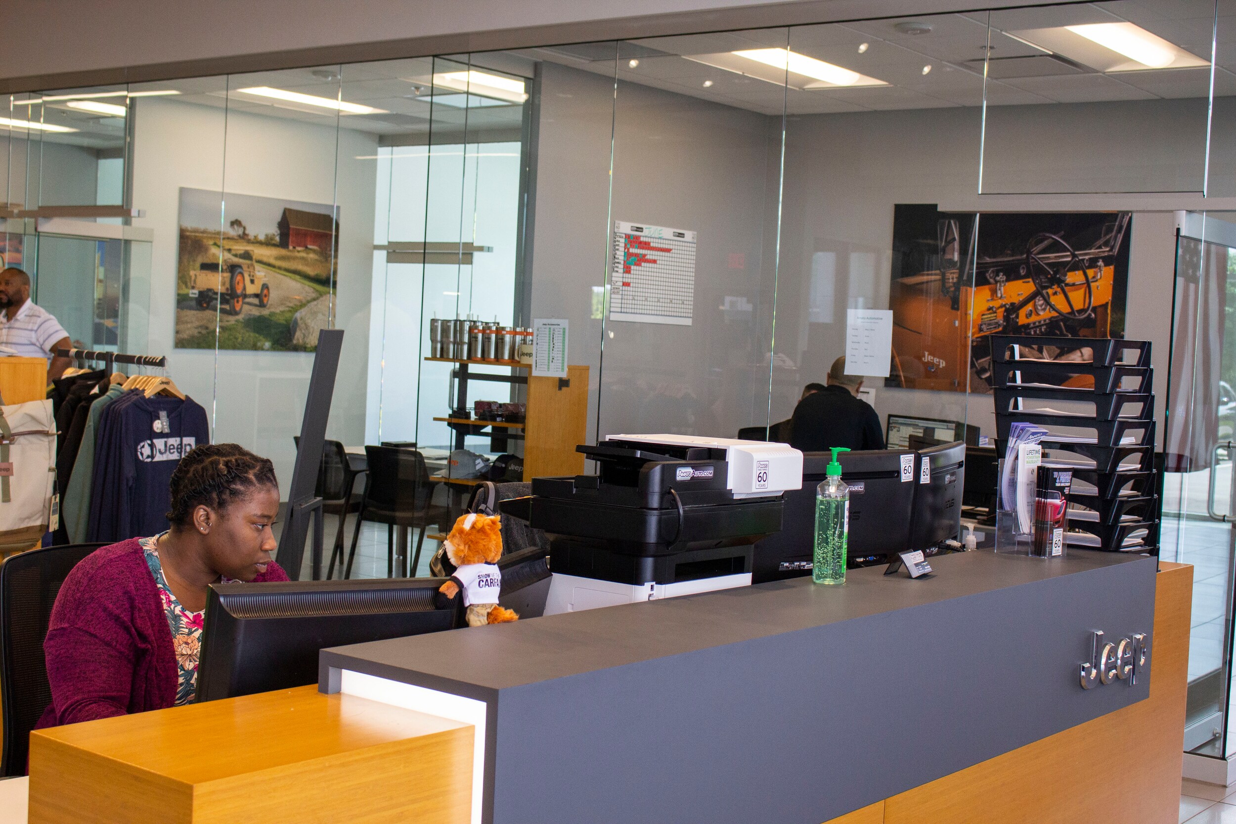 Jaquael James at front desk.jpg