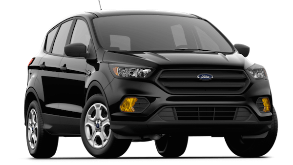 2019 Ford Escape S A black 2019 Ford Escape S