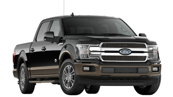 2019 Ford F-150 King Ranch A black 2019 Ford F-150 King Ranch