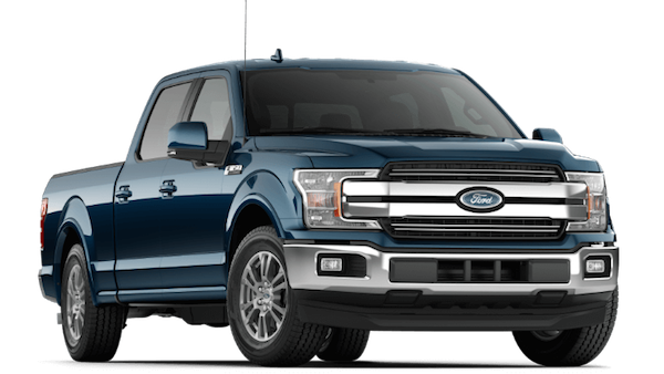 2019 Ford F-150 Lariat A blue 2019 Ford F-150 Lariat