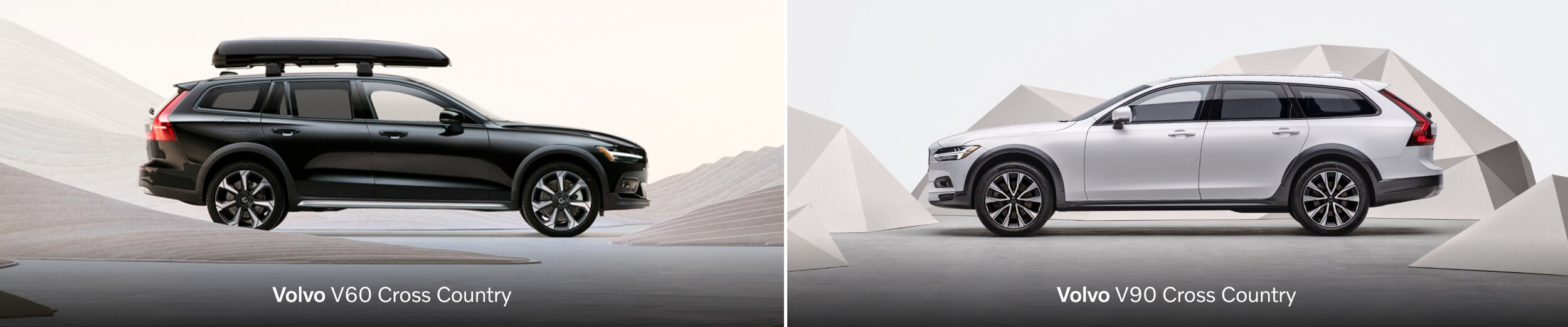 Volvo V60 Cross Country Vs. Volvo V90 Cross Country Comparison