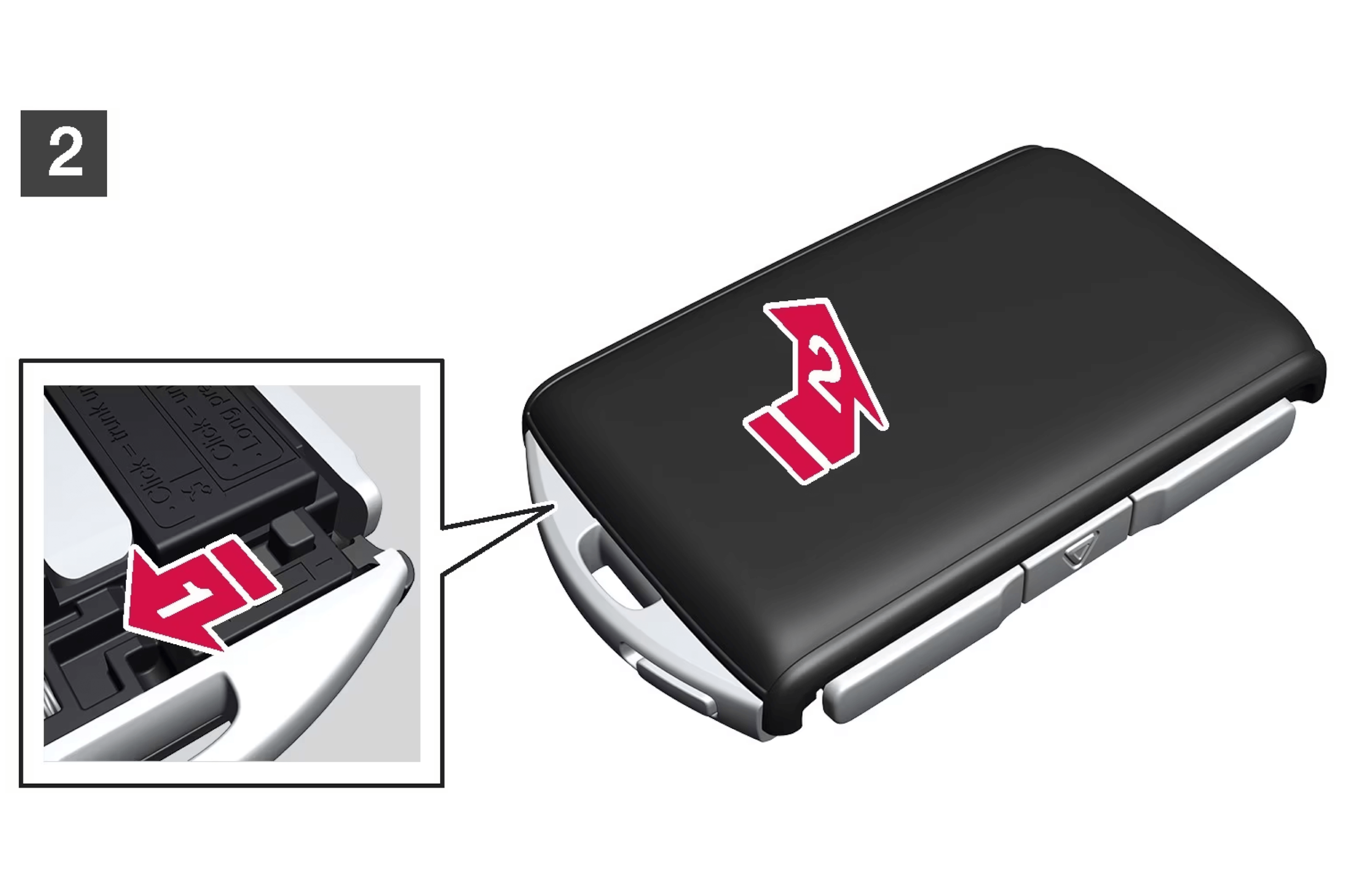 VCC_Volvo_Key_Fob_2.png Key Fob Battery Replacement Diagram 2
