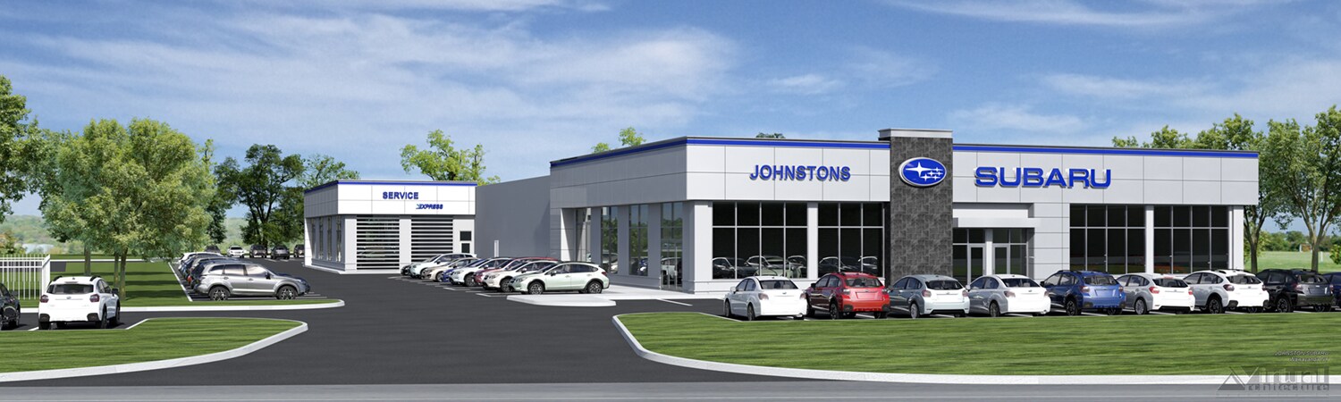 Johnstons Subaru exterior rendering