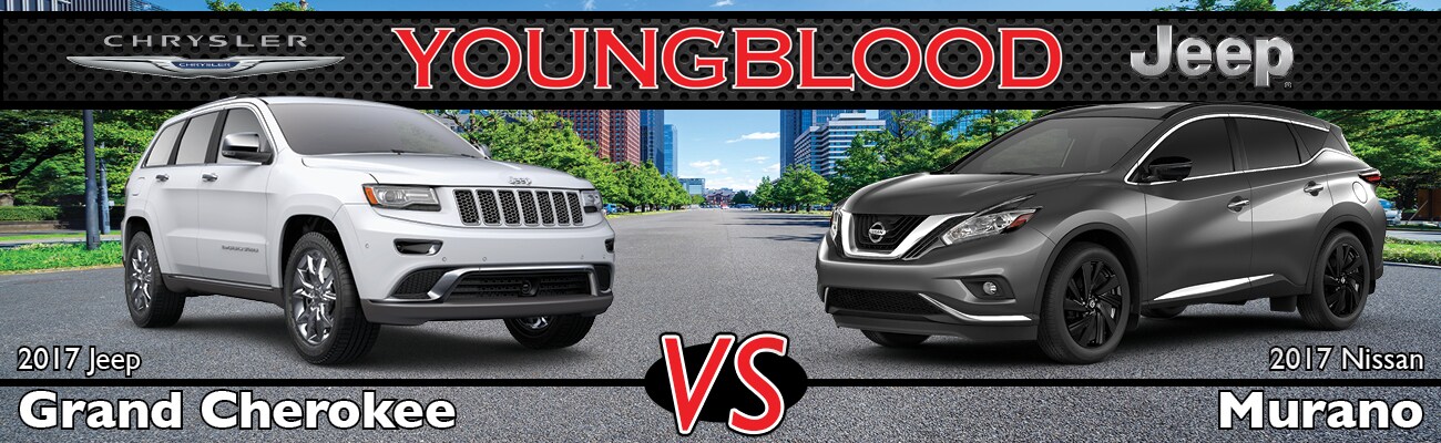 2017 Jeep Grand Cherokee vs. 2017 Nissan Murano Near Ozark, MO