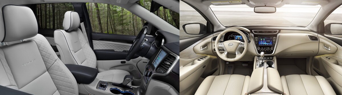2017 Jeep Grand Cherokee vs. 2017 Nissan Murano Interior Comparisons Near Ozark, MO