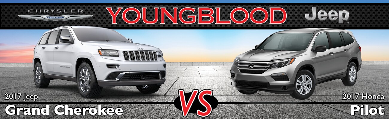 2017 Jeep Grand Cherokee vs. Honda Pilot Near Ozark, MO