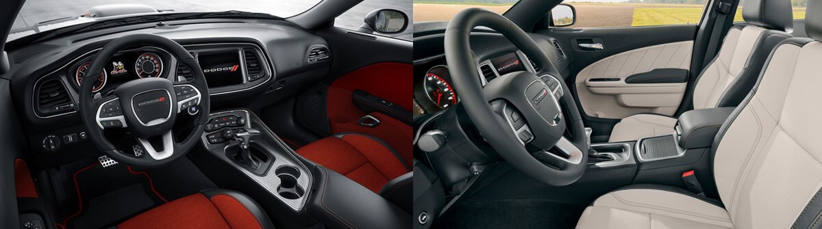 2018 Dodge Challenger vs. 2018 Dodge Charger Interior Comparison in Ozark, MO