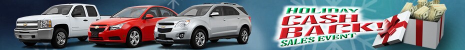 Holiday Cash Back Sales Event