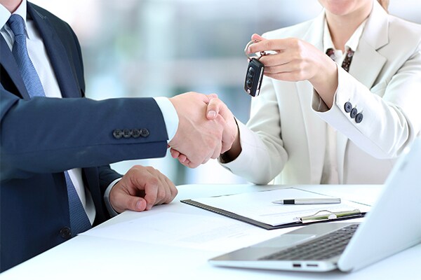 Handing Over Key