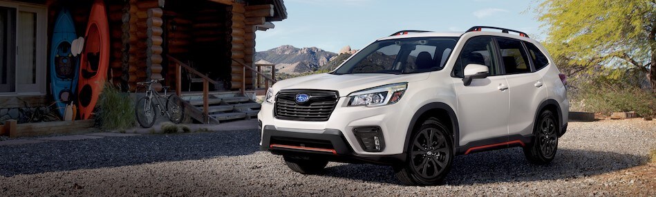 Subaru Forester 2020 Subaru Forester outside of cabin