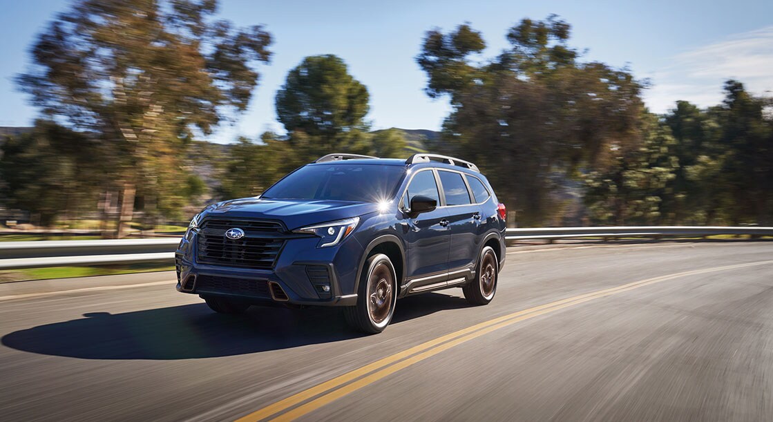 2025 Subaru Ascent driving down highway