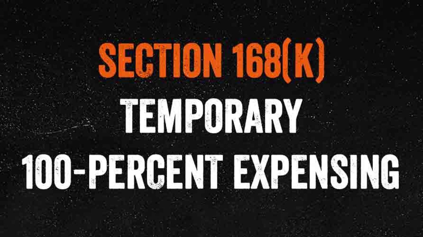 Section 168(k) Temporary 100-Percent Expensing