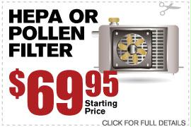 HEPA Or Pollen Filter