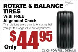 Rotate & Balance Tires