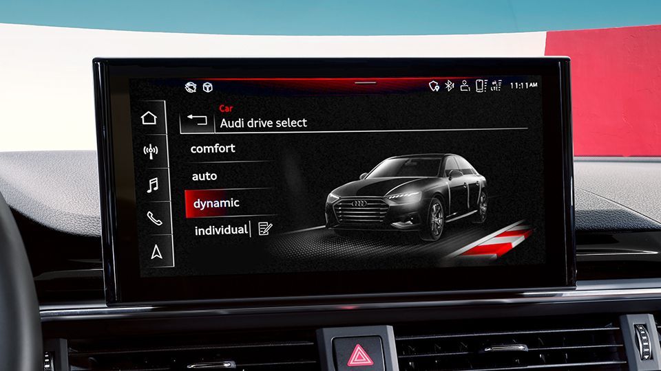 Touchscreen in the 2020 Audi A4