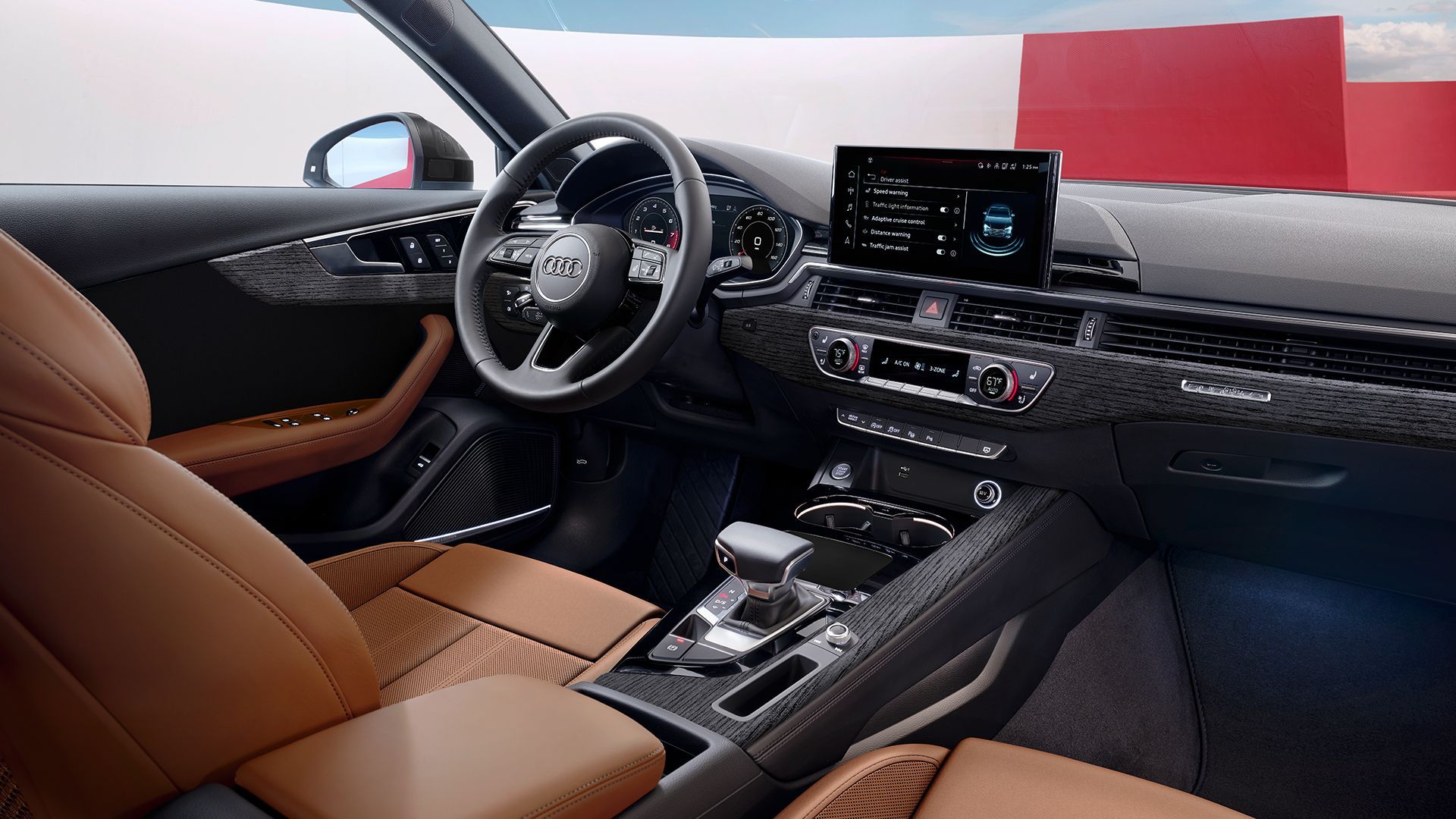 Front Row of the 2020 Audi A4