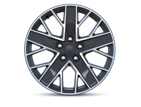 20-Inch Machined Painted Gray Wheels