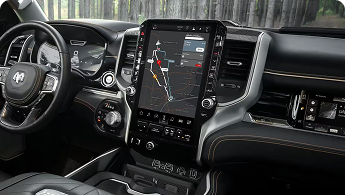 RAM 1500 OFFERS THE LARGEST AVAILABLE TOUCHSCREEN IN ITS CLASS*