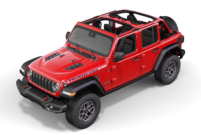 BLACK THREE-PIECE HARDTOP