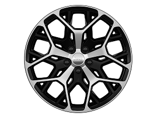 21-Inch Machined Face with High-Gloss Black Painted Pockets