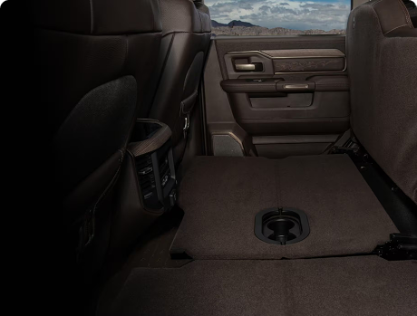 FOLD-FLAT LOAD FLOOR WITH UNDER-SEAT STORAGE