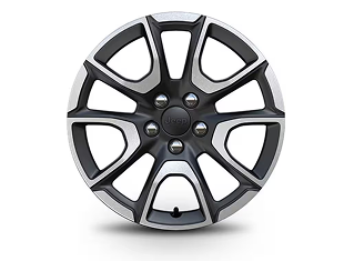 17-Inch Diamond Cut with Satin Black Pockets