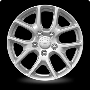 17-INCH PAINTED TECH SILVER WHEELS