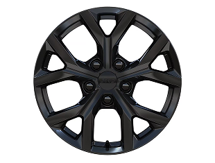 18-Inch High-Gloss Black