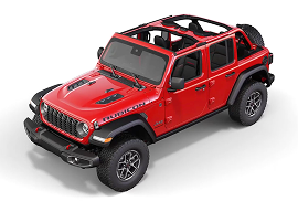 BLACK THREE-PIECE HARDTOP