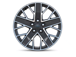 20-Inch Machined Painted Gray Wheels