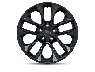 20-Inch Painted Black Aluminum Wheels