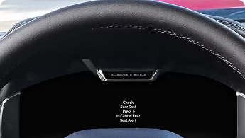 REAR SEAT REMINDER ALERT